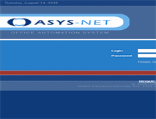 Tablet Screenshot of oasysnet.alliantinsurance.com